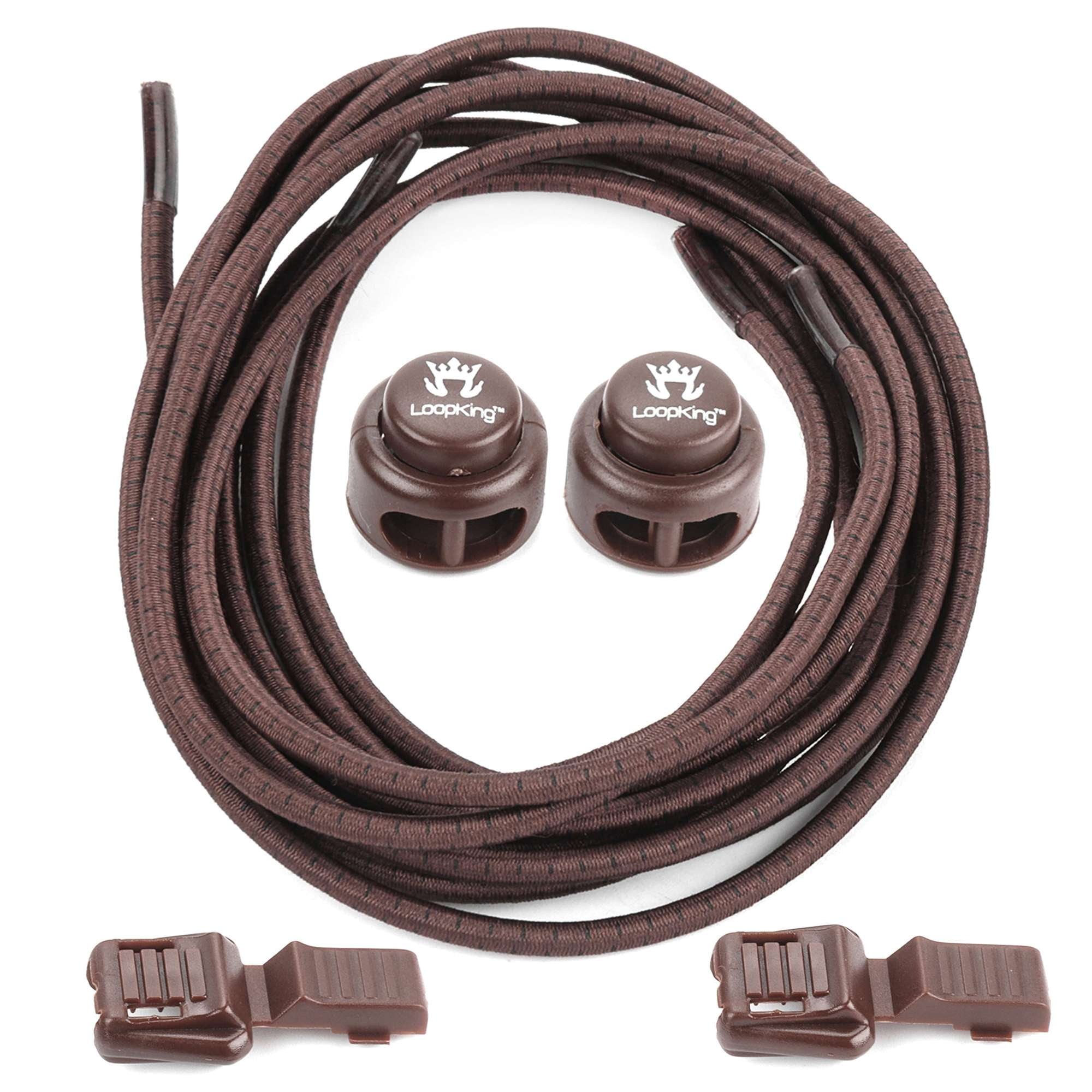 Loop King Laces Elastic Shoe Laces Tieless for Men Women Kids, 1 Pair ...