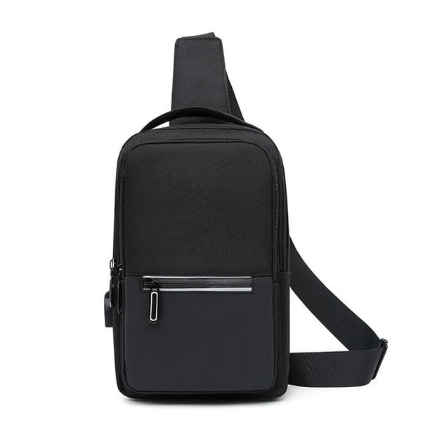 Mochila Pequeña Con Bandolera Multiusos, Bandolera De Pecho Con Tira Reflectante, Bandolera Impermeable Para Viajes Y Senderismo Moyic OD016700-01