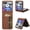Brown, variant on Dteck for Motorola Razr 2024/2025 Wallet Case with Card Holder, Hard PC + PU Leather Wallet 3 Card Slots Anti-Scratch Slim Rugged Protective Phone Case Cover for Motorola Moto Razr 50/60, Brown
