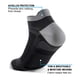 thumbnail image 5 of Calcetines de compresión PAPLUS No Show para hombre y mujer (4 pares), 5 of 7