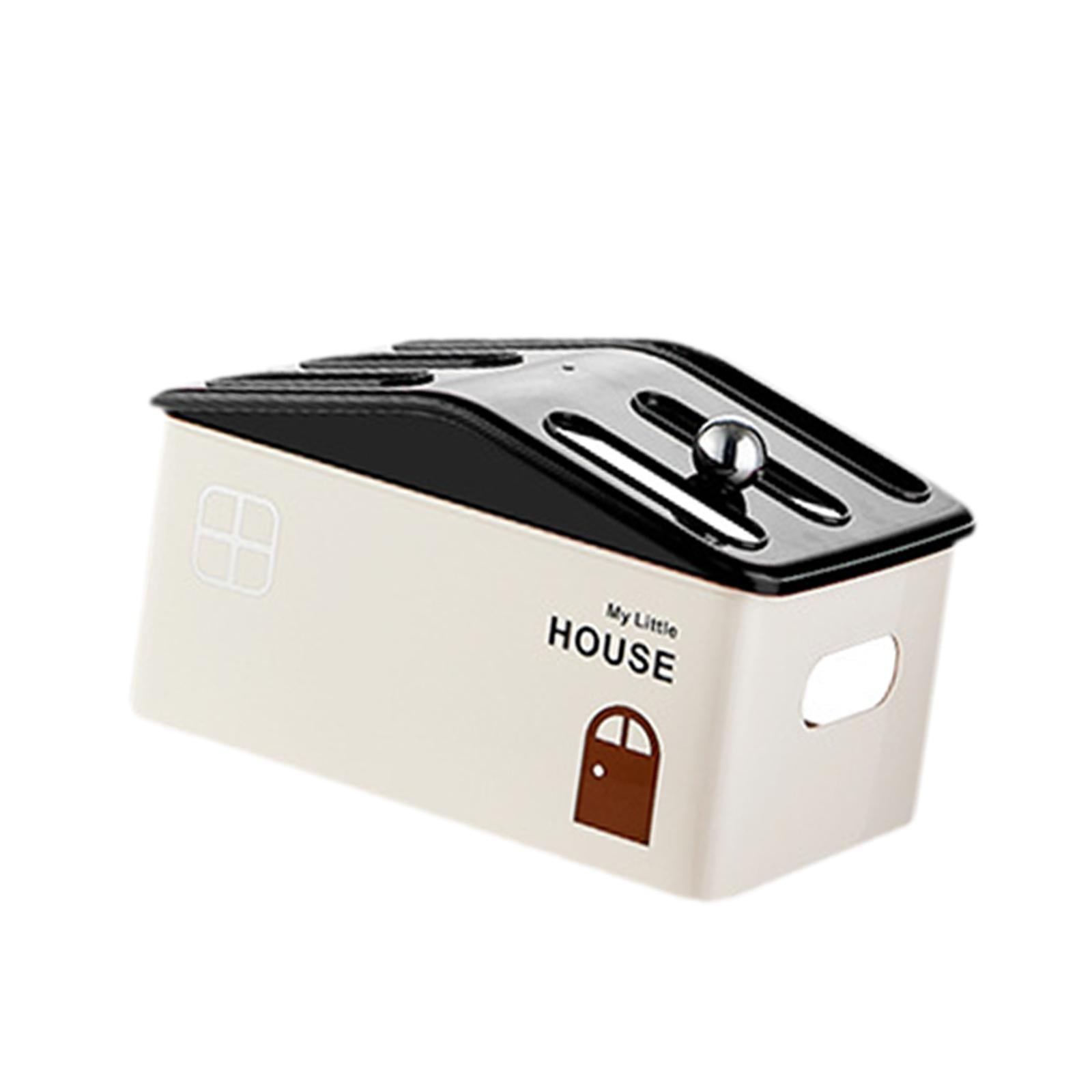 Fiocias Router Storage Box Cable Management Box Creative Ventilated Space Saving Desktop Single Layer
