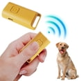 thumbnail image 1 of Ultrasonic Dog Repeller Training Aid with Charging Cable Yellow, 1 of 9