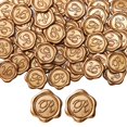 thumbnail image 1 of Pegatinas con sello de cera Yoption Initial R, oro envejecido, paquete de 100, 1 of 6