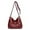 Red, variant on HJQEQVD Womens Purses Handbags Purse for Women Ladies Soft PU Leather Shoulder Bag Medium Roomy Handbag Fashion Tote Top Handle Satchel Multi Layer Zipper Leather Purses for Women
