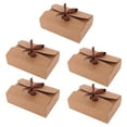 thumbnail image 3 of Dream Lifestyle 5 Pcs Kraft Gift Packing Box,Treat Boxes for Cake Cookies Goodies Candy Chocolate,Decorative Boxes for Christmas Birthdays Weddings, 3 of 8