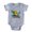 Heather Grey, variant on CafePress - Ducky 1St Birthday - Cute Infant Baby Football Bodysuit