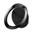 thumbnail image 2 of Anvazise Universal Ultra Slim Metal Round Metal Finger Ring Phone Holder Stand Bracket Black One Size, 2 of 13