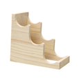 thumbnail image 2 of Soporte para Botellas Perfecl Estante de Almacenamiento de Madera 3 Ranuras, 2 of 8