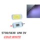 thumbnail image 3 of Retroiluminación LED para TV Samsung Seoul lextar uni LG 5630 5730 3V 0,5W 1W SMD LED Blanco frío 50 piezas - 100 piezas, 3 of 5