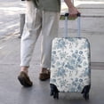 thumbnail image 3 of Pioneer Flower Floral Print Pattern Luggage Cover Fashion Suitcase Cover Baggage Covers Fit 25-28 Inch Luggage (Go Travel), 3 of 5