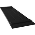 thumbnail image 6 of Ekena Millwork 16 1/8"W x 58"H True Fit PVC Three Board Joined Board-n-Batten Shutters, Black (Per Pair - Hardware Not Included), 6 of 9