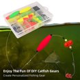thumbnail image 2 of Fishing Tackle Box 102PCS Catfish Tackle with Catfish Floats Catfish Hooks Swivels Fishing Bells Fish Float Box Set Fishing Gear Accessory Catfishing Tackle, 2 of 9