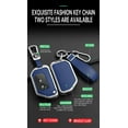 thumbnail image 6 of for Jeep Flip Key Fob Cover Case Metal Frame Key Skin Fit for Wrangler JL JLU Gladiator JT Rubicon 2/3/4 Buttons, 6 of 7