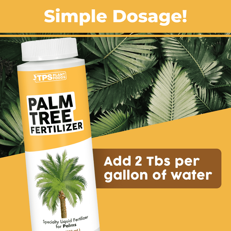 Palm Tree Fertilizer for All Palms and Ferns, Liquid Plant Food, 32 oz (1 Quart)