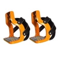 thumbnail image 1 of Silla de montar Fillis con estribo de acero inoxidable y aluminio Wessex Shires ligero naranja, 1 of 9
