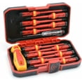 thumbnail image 1 of Paquete de 13 destornilladores aislados Cr-V de alto voltaje 1000V ranura magnética Phillips Torx destornillador duradero herramienta de mano -, 1 of 5