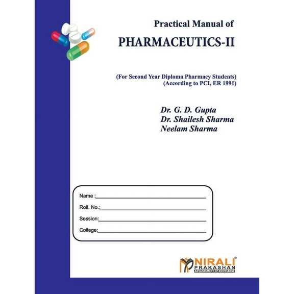 Practical Manual of PHARMACEUTICS--II, (Paperback)