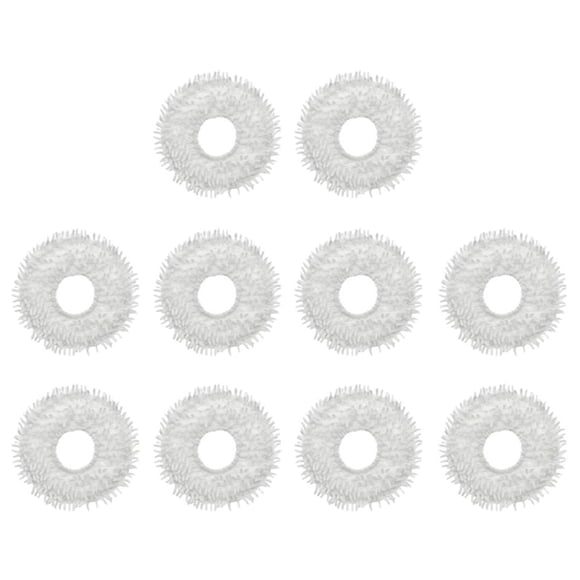 Reemplazo de robots de barrido 10 Uds paño de fregona para Dreame Bot W10 / W10 Pro Robot de barrido almohadilla de fregona