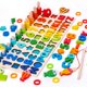 thumbnail image 2 of Wooden Toys Children Geometric Digital Fishing Logarithmic Board Children's Wooden Preschool Early Educational Toy heqiyong LED, 2 of 2