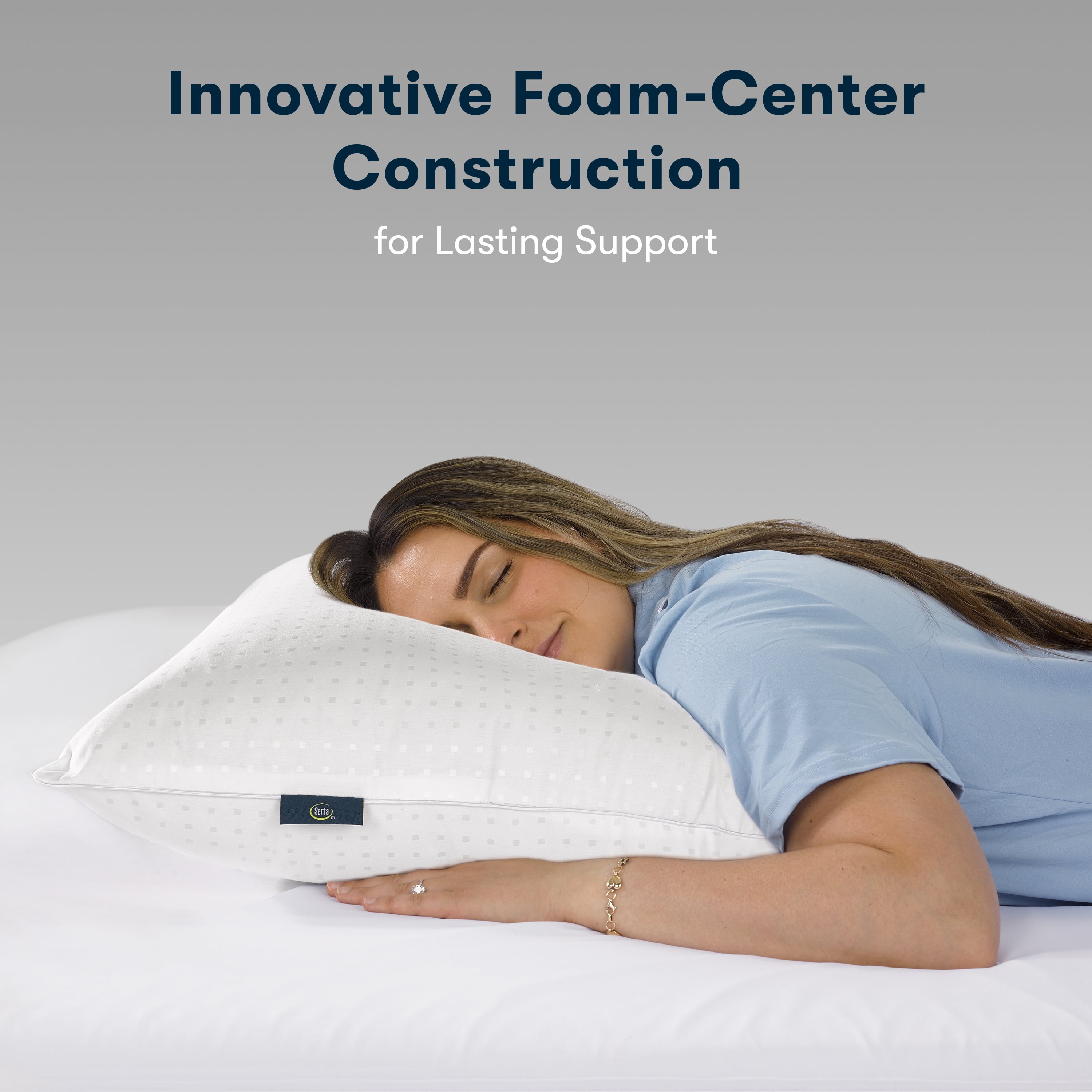 Sertapedic Forever Firm Support Bed Pillow, Standard/Queen