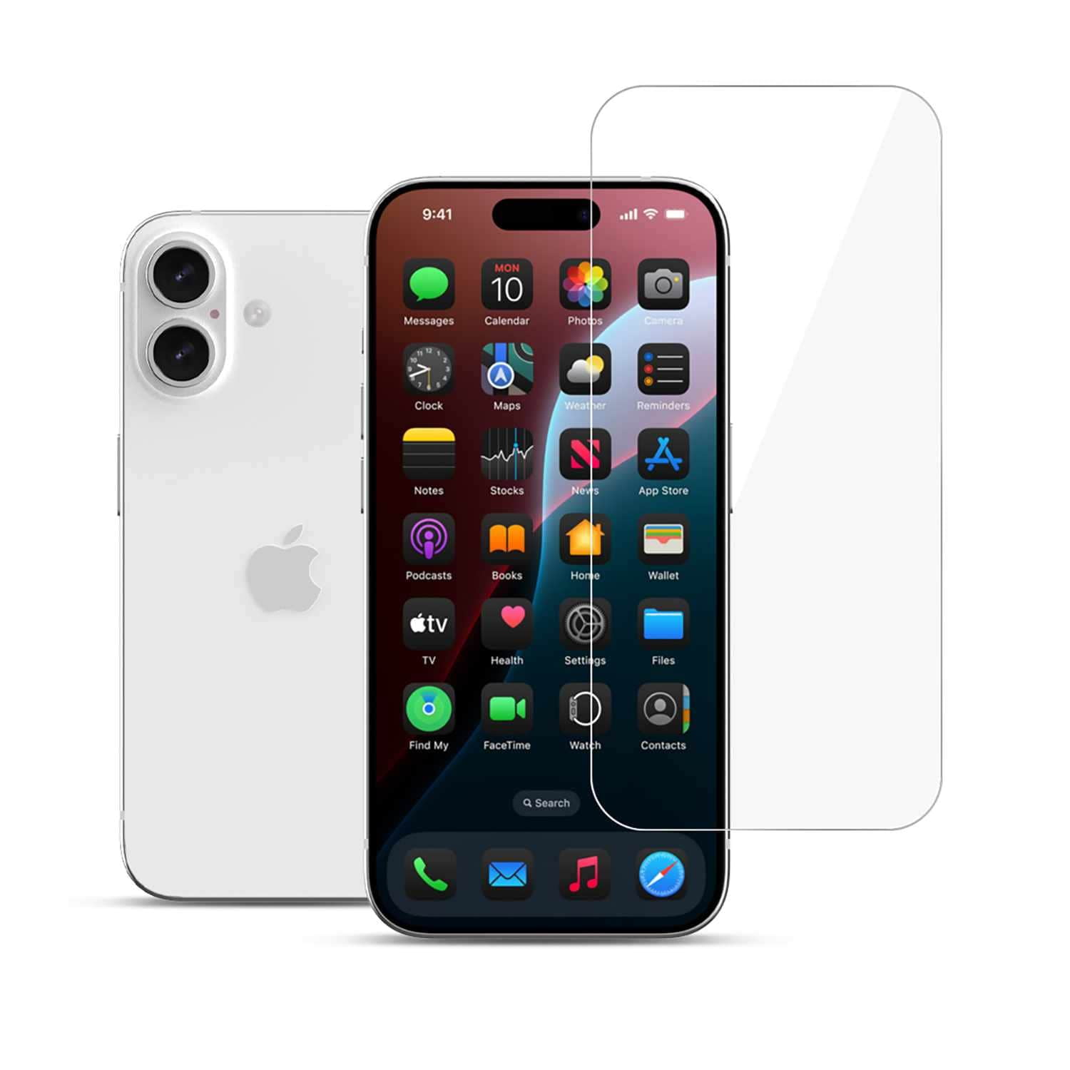 22 Cases Protecteur D'ecran en Verre pour iPhone 17