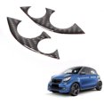thumbnail image 2 of 2 piezas/juego de pegatinas decorativas para volante de fibra de coche aptas para Smart 453 Fortwo 2016-2021, 2 of 5