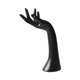 thumbnail image 5 of Organizador de anillos, almacenamiento para el hogar, escaparate, decoración de habitaciones, collar, modelo de mano Negro, 5 of 9