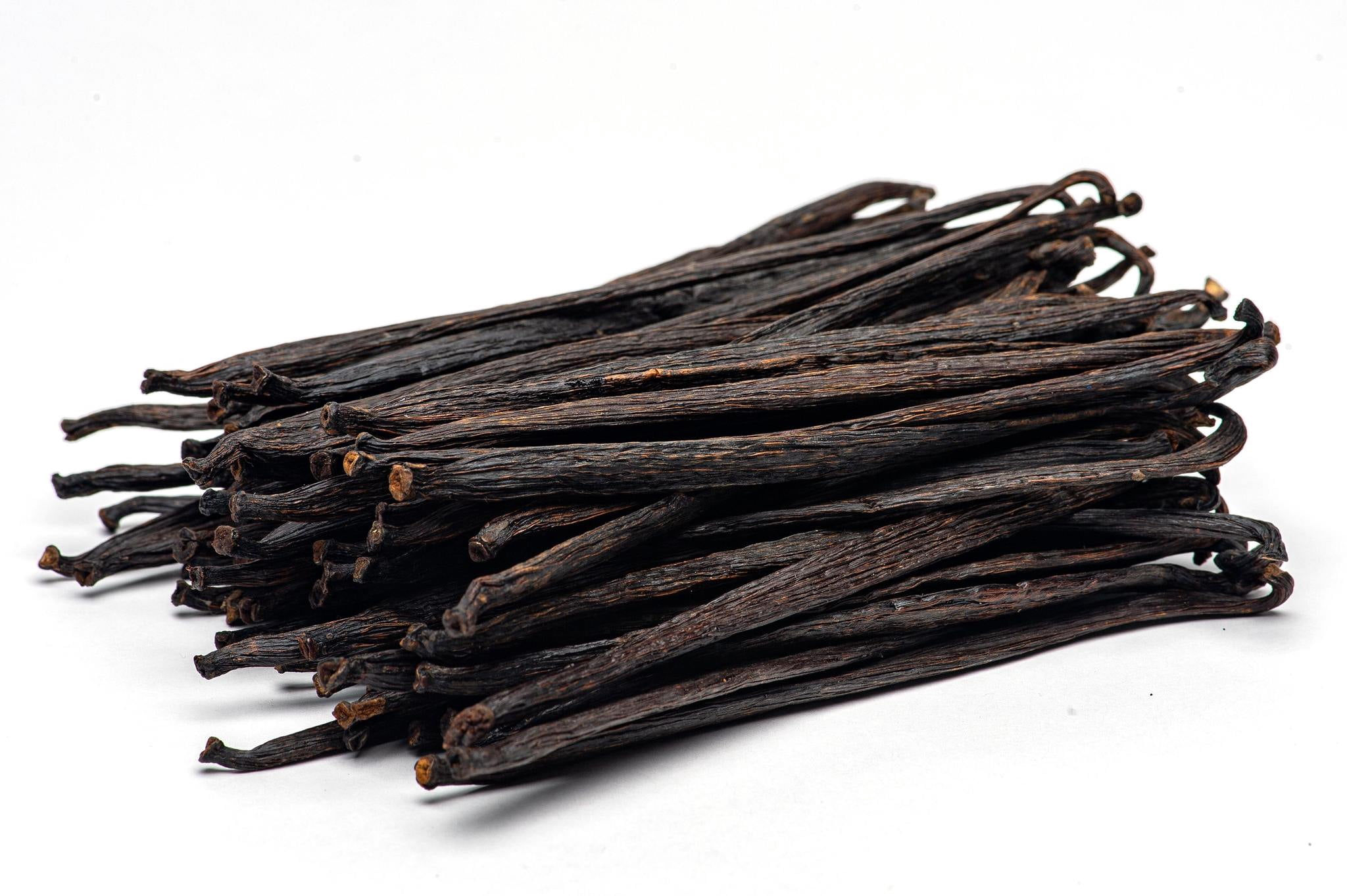 Grade B Vanilla Beans - Whole Pods for Extract, Brewing, Baking - 8oz