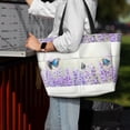 thumbnail image 7 of Honeii Lavender and Butterfly for Tote Bag with Adjustable Strap,Beach Bag, Waterproof Sandproof Beach Tote Bag, Large Capacity Foldable Beach Bags, 7 of 7