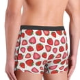 thumbnail image 3 of KLL Hand Drawn Strawberry Men's Cotton Boxer Briefs Underwear-Small, 3 of 8