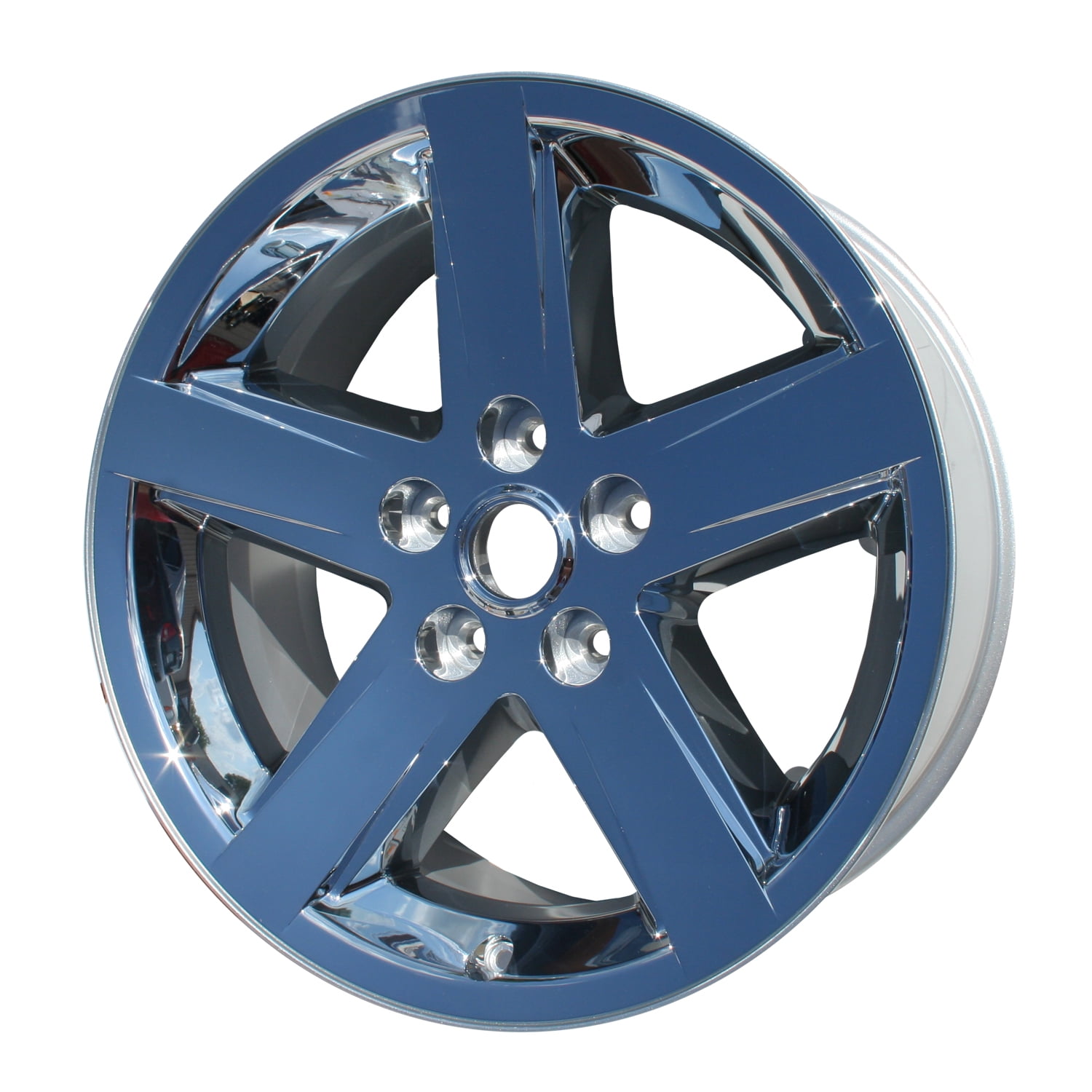 Action Crash Parts, 20 X 9 New Aluminum Alloy Wheel Replica, Chrome Cladded, Fits 20092010