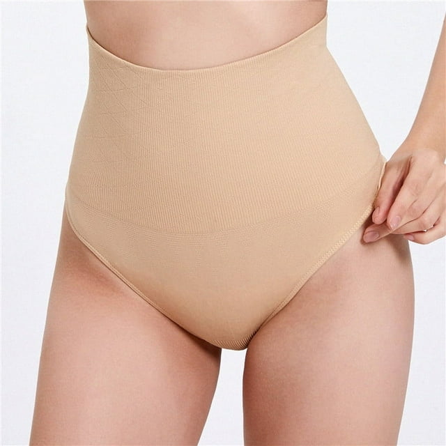 Ropa interior de cintura alta sin costuras y elástica para mujer, pantalones moldeadores de vientre de verano, faja, tangas sexys para el vientre