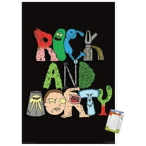 Rick And Morty - Sign Wall Poster, 14.725" x 22.375"