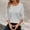 Gray, variant on Oplxuo Womens Plus Size Hollow Knitted Tops Casual Long Sleeve Tee Shirts Basic Solid Loose Crewneck Comfy Tunic Blouse