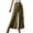 a-3Green1, variant on Womens Solid Color High Waisted Wide Leg Pants With Bow Tie Waist Front Slit Details For Office Business Casual Daily Work Wear White