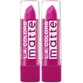 thumbnail image 1 of Labial L.A. COLORS Matte Forever Fuchsia, paquete de 2, 1 of 1
