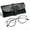 Silver, variant on ROCK TAKIN Metal Frame Blue Light Blocking Glasses, Anti Eye Strain Computer Glasses for Women Men, 1 Pair