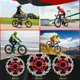 thumbnail image 7 of BUCKLOS 160 mm 180mm 203mm Disc Brake Rotor, MTB Mountain Bicycle Rotor, Aluminum Heat Dissipation Road Mountain Bike Floating Rotors with 6 Bolts, Fit for Road Bike, Mountain Bikes, BMX, 7 of 7
