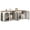 White Brown, variant on Hzuaneri 71" Dog Crate Furniture for 2 Dogs, Heavy Duty Wooden Kennel for Medium Large Dogs with Divider, Rustic Brown