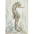 thumbnail image 2 of Pinto, Patricia 13x18 Gold Ornate Wood Framed with Double Matting Museum Art Print Titled - Antique Sea Horse I, 2 of 4