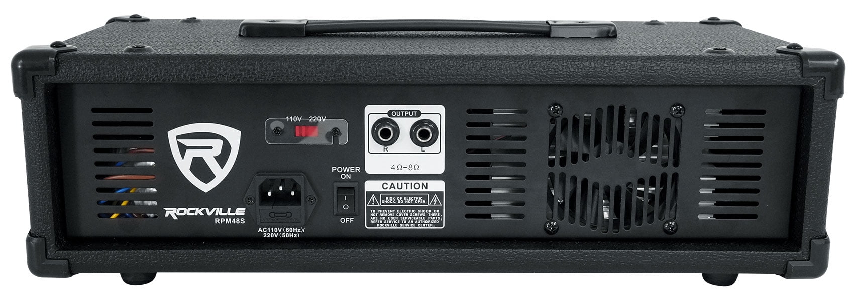 Rockville RPM48S 2000w Powered 4 Channel Mixer/Stereo Amplifier w Bluetooth/EQ
