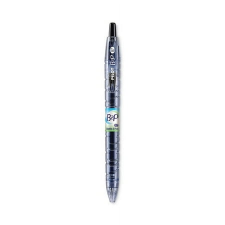 B2p Bottle-2-Pen Recycled Gel Pen, Retractable, Fine 0.7 Mm, Black Ink, Translucent Blue Barrel | Bundle of 10 Dozen