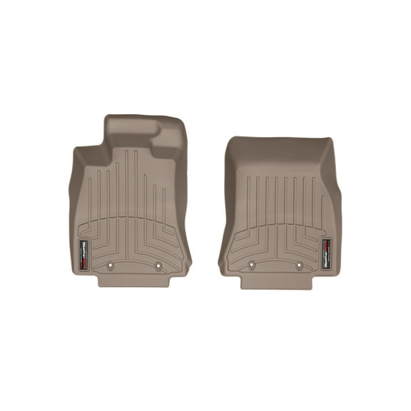 WeatherTech Custom Fit FloorLiners compatible with 2009-2015 Jaguar XF - 1st Row (Driver & Passenger), Tan