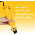 thumbnail image 4 of Yellow 110V 300W Mini Heat Gun, Portable Hot Air Gun with Stand for Shrinking Wrap, Embossing and Paint Drying, 4 of 4