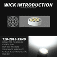 thumbnail image 5 of Luz LED para instrumentos de coche nueva DC/AC6V T10 BA9S 2016 9SMD luz de matrícula no polar luz de caja de coche, 5 of 5