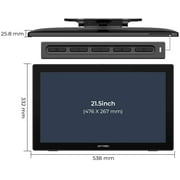 XP Pen Artist22 2nd Graphics Drawing Tablet, 1080P 21.5inch Screen, 8192 Pressure Sensitivity, Black