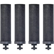 Berkey Authentic Black Berkey Elements (Pack of 4)- Berkey Replacement Water Filters For Under Sink And Countertop Water Filter System Fits To (Travel, Big Royal, Imperial Crown, Light System)