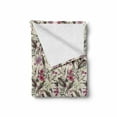 thumbnail image 2 of Island Party Soft Flannel Fleece Blanket, Exotic Blossom Aloha Hibiscus Caribbean Coastal Charm Plants Botanical Motifs, Cozy Plush for Indoor and Outdoor Use, 50" x 60", Multicolor, by Ambesonne, 2 of 6