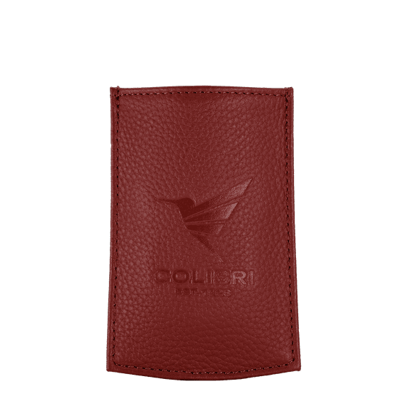 Colibri Leather Case for Lighter Or Cutter (Red X-Large)