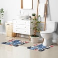 thumbnail image 6 of Yayeee Bath Rug for Bathroom Floor Non Slip Contour Fluffy Soft Absorbent Mat, 20"x24", Black Cats and Hearts, 6 of 7